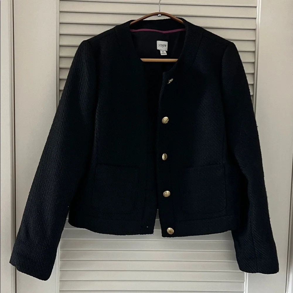 J. Crew Tweed Lady Blazer size 8 - Picture 1 of 6